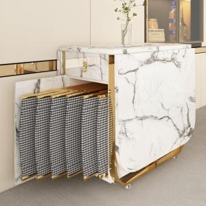 Fashion  Movable Folding Dining Table Furniture Multifunctional Rectangle Movable Dining Table and Folding Chairs  furniture