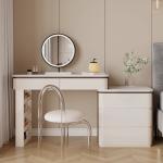 Rock board bedside table storage cabinet makeup Dressing table Makeup vanity Toiletries desk dressers dresser bedroom furniture