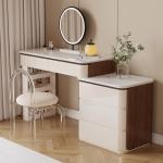Rock board bedside table storage cabinet makeup Dressing table Makeup vanity Toiletries desk dressers dresser bedroom furniture