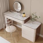 Rock board bedside table storage cabinet makeup Dressing table Makeup vanity Toiletries desk dressers dresser bedroom furniture