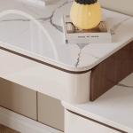 Rock board bedside table storage cabinet makeup Dressing table Makeup vanity Toiletries desk dressers dresser bedroom furniture