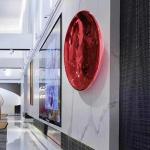 Modern Home High Quality Glass Mirror Metal Wall  Art Decor Sculpture for Sale