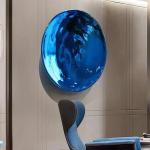 Modern Home High Quality Glass Mirror Metal Wall  Art Decor Sculpture for Sale