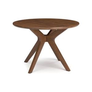 Signature Design by Ashley Lyncott Traditional Round Dining Room Table, Seats up to 4, Brown, 45" W x 29.75" H