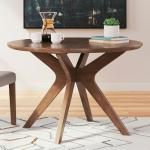 Signature Design by Ashley Lyncott Traditional Round Dining Room Table, Seats up to 4, Brown, 45" W x 29.75" H