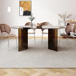 Supplies Center Dining Table Design Oval Large Service Bistro Elegant Study Coffee Table Modern Mesas De Jantar Trendy Furniture