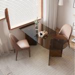 Supplies Center Dining Table Design Oval Large Service Bistro Elegant Study Coffee Table Modern Mesas De Jantar Trendy Furniture