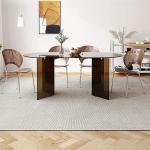 Supplies Center Dining Table Design Oval Large Service Bistro Elegant Study Coffee Table Modern Mesas De Jantar Trendy Furniture