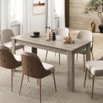 Giantex Large Farmhouse Dining Table - 63" L x 31.5" W x 30" H, 330LBS Capacity, Center Table for Living Room, Home Office, Kitchen, Dinette, Dinner, Oak