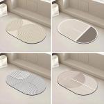 Super Absorbent Kitchen Floor Mat Long Diatomite Kitchen Rug Soft Washable Carpets Anti Slip Bathroom Entrance Doormat 주방매트