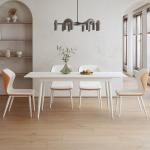 Mobile Kitchen Dining Table Chairs Study Nordic Luxury Gaming Dining Table Living Room Writing Mesas De Comedor Home Furniture