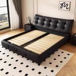 Fancy Upholstered Bed Bedside Table Modern Bedroom Storage Beds Lounge Sleeping Muebles Para Dormitorio Home Accessories