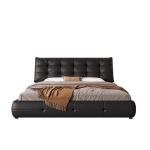 Fancy Upholstered Bed Bedside Table Modern Bedroom Storage Beds Lounge Sleeping Muebles Para Dormitorio Home Accessories