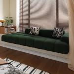 Home Bay Window Sofa Master Bedroom Floor Transformation Integrated Sofa New Design Comfortable Seating for Living Room