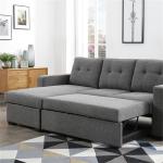 Modern fabric European L-shaped sofa Cheap combination lounge sofa with living room sofa Storage space