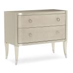 American Luxury Modern Minimalist Bedside Table Drawer Champagne Gold Finish Bedroom Side Table