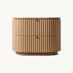 American wooden bedside table Bedroom bedside table, household, civilian furniture