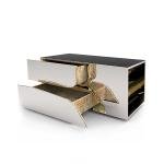 Villa private house bedside table post modern high end model room locker