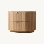 American wooden bedside table Bedroom bedside table, household, civilian furniture