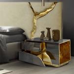 Villa private house bedside table post modern high end model room locker
