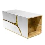 Villa private house bedside table post modern high end model room locker