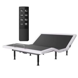 Yireehome Electric Queen Adjustable Bed Frame with Wireless Remote, Head Foot Incline, USB, Underbed Light - Heavy Duty Platform, Easy Assembly, Zero Gravity - Bedframe Basic with Quiet Motor