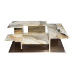 Natural luxury stone coffee table