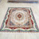 244x305cm High Quality Silk Carpets Persian Large Handmade Nain Rugs Premium Living Room Bedroom Rug Oriental Home Decoration