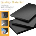 Shintenchi Bookshelf,6-Tier Open Bookcase and Bookshelves,6 Shelf Display Storage Shelves Floor Standing 70.6 inches Tall Bookcase for Home Office, Living Room (Black)