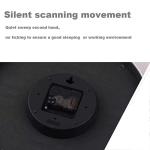 Preciser Wall Clocks Battery Operated Non-Ticking Red Clock 12 Inch Kitchen Wall Clock Quartz Silent Movement Large Decorative Clock Arabic Numerical for Home Office Decor - Red