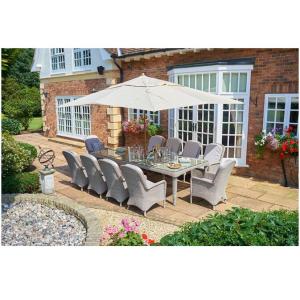 Extra Large 10 Seater Banquet Dining Furniture Set Patio Table and Chairs