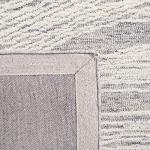 SAFAVIEH Area Rug 8x10 - Metro Collection - Large - Grey & Ivory, Handmade Wool, Modern Design, Ideal for Living Room, Bedroom, Office, Dining Space (MET995F)