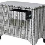 Best Quality Modern Polished Bone Inlaid Floral Design Home Furniture Bedroom High Quality Bedside Table