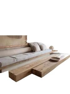 wabi-sabi wind log coffee table, living room household whole solid wood pier, homestay exhibition hall clothing store