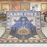 244x305cm Premium Bedroom Carpet Silk Persian Rug for Luxury House Living Room Large Oriental Handmade Floor Rugs High Quality