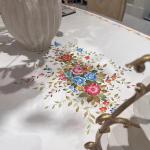 Luxury Italian Classic Solid Wood Dining Room Furniture 8 Chairs Dining Table Set