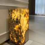 Marble Led Light  Marble Floor Lamp Dining Table with Kitchen Bedside Bar Nordic Stone Floor Light