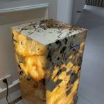 Marble Led Light  Marble Floor Lamp Dining Table with Kitchen Bedside Bar Nordic Stone Floor Light