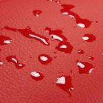 Yaheetech Bar Stools Set of 2, PU Leather Adjustable Swivel Barstools, Hydraulic Kitchen Counter Height Bar Chairs with Armrest and Back for Bar, Kitchen, Dining Room, Red