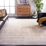 SAFAVIEH Adirondack Collection Area Rug - 9' x 12', Creme & Gold, Modern Abstract Design, Non-Shedding & Easy Care, Ideal for High Traffic Areas in Living Room, Bedroom (ADR207A)