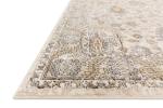 Loloi Teagan Collection TEA-03 Ivory/Sand 11'-6" x 15' Area Rug, Large, Soft Neutral Rug, High-Traffic for Living Room, Bedroom, Home Office, Dining Area