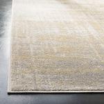 SAFAVIEH Adirondack Collection Area Rug - 9' x 12', Creme & Gold, Modern Abstract Design, Non-Shedding & Easy Care, Ideal for High Traffic Areas in Living Room, Bedroom (ADR207A)