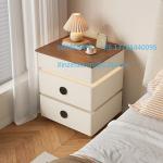 Customizable Makeup Vanity Makeup Drawer LED Lamp French Movable Lifting Rotating Dresser Bedside Table Integrated Cabinet Dress