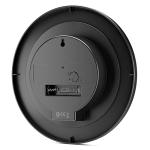 Braun Black Classic Wall Clock, 20cm Diameter