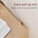 Rovaurx 9 Drawers Dresser for Bedroom, Boho Chest of Drawers with Metal Handles, Wooden Storage Organizer with Rattan Drawers for Closet, Living Room, Hallway, Natural RDG009M