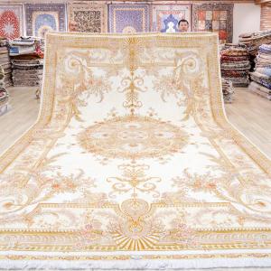 305x427cm Large Handmade Hand Made Rugs European Style Hand Knotted Silk Carpets (TJ531A)
