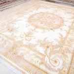 305x427cm Large Handmade Hand Made Rugs European Style Hand Knotted Silk Carpets (TJ531A)