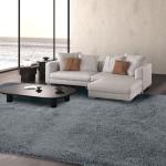 Fluffyrug Large Rugs for Living Room 10x14: Gray Extra Large Area Rugs 10x14 Living Room - Big Area Rug (Grey, 10x14 Feet)