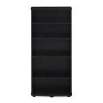 FURINNO Jaya 4-Tier Multimedia Storage Tower, Espresso