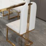 Flexible Luxury Table Chairs Modern Leg Metal Design Rectangular Dining Table Space Saving Funky Table A Manger Unique Furniture